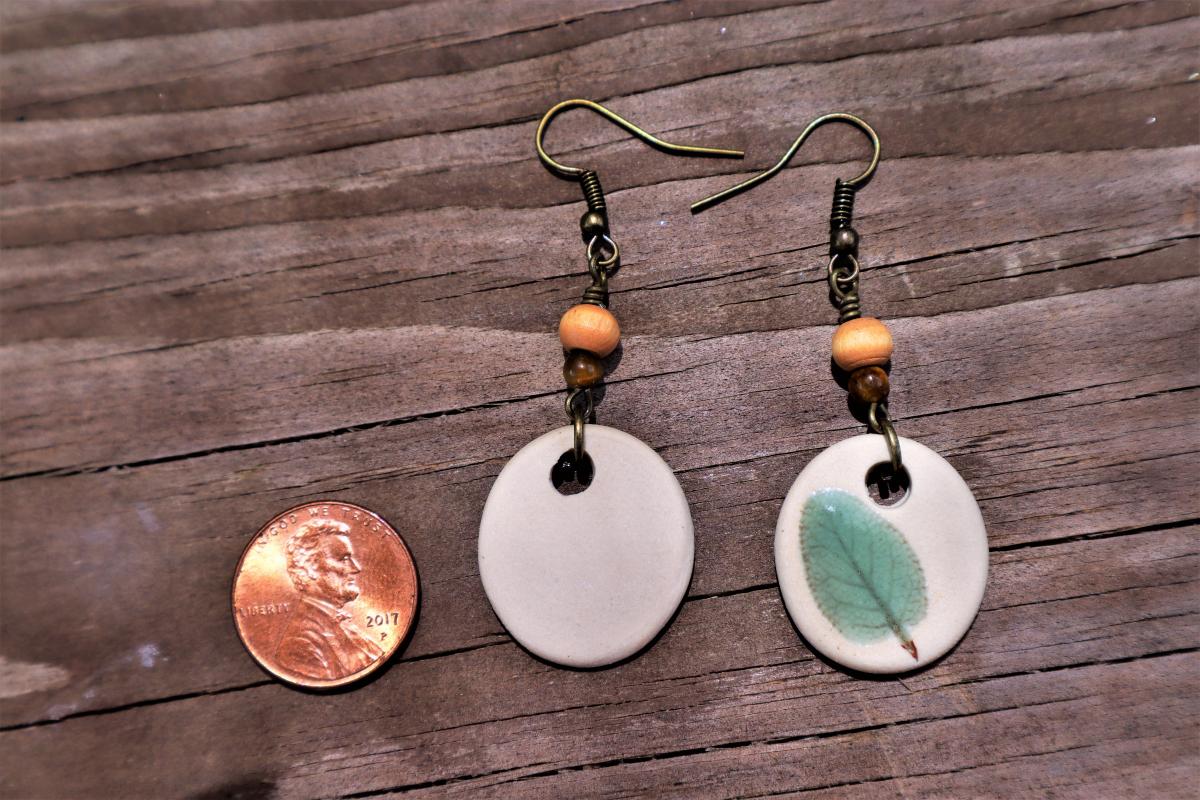 Sage Leaf earringsã€€#2 picture