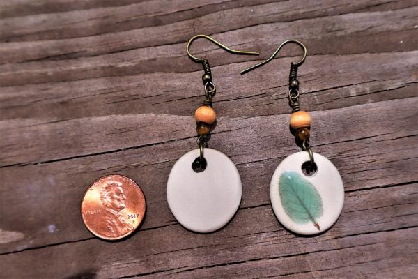 Sage Leaf earrings　#2 picture