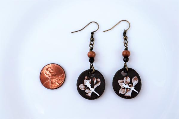 Thyme Leaf earrings　#6 picture