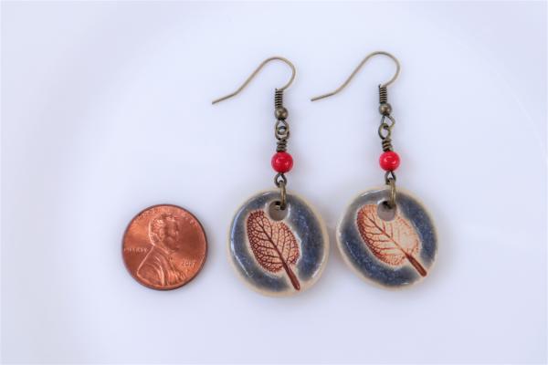 Sage Leaf earrings　#5 picture