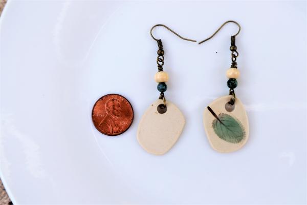 Sage Leaf earrings　#9 picture