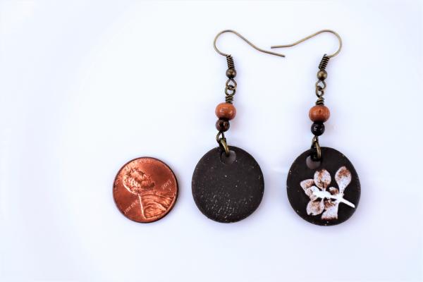 Thyme Leaf earrings　#6 picture