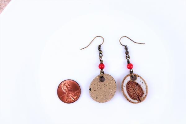 Sage Leaf earrings　#8 picture