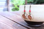 Sage Leaf earringsã€€#8