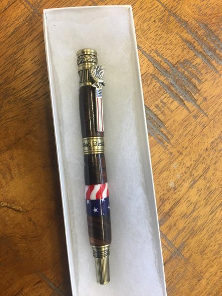 All American, Tiger Wood Rollerball Pen, Jeanette Pierce picture