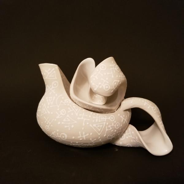 Small Porcelain Teapot by Ife Williams