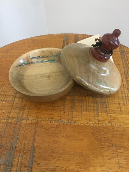 Poplar Wood Salt Bowl, Jeanette Pierce picture