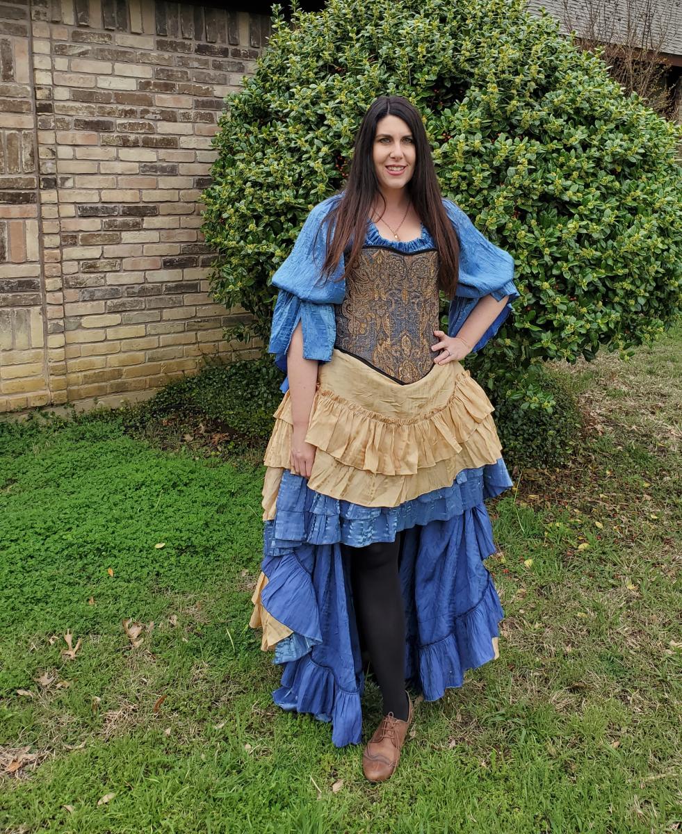 Over-Bust Brocade Corset Choice of Colors picture