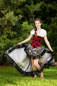 Steampunk Skirt High-low