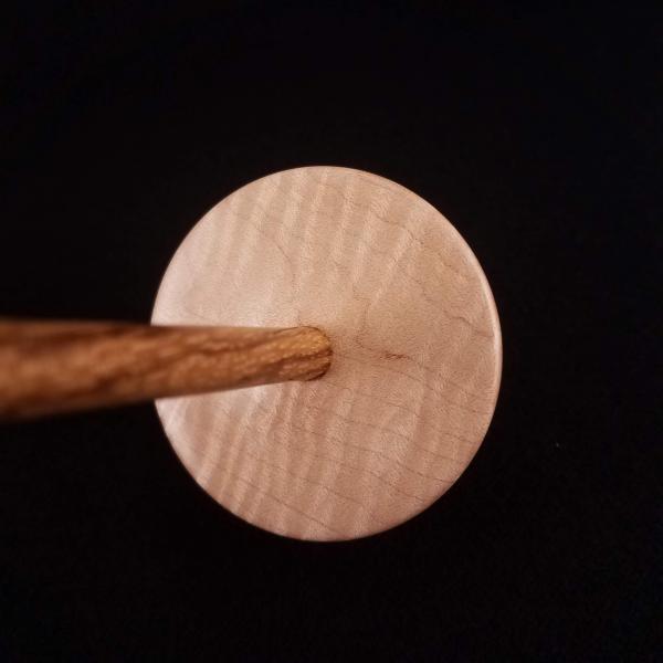 Tiger Stripe Maple Bottom Whorl Spindle