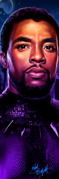 Black Panther portrait picture