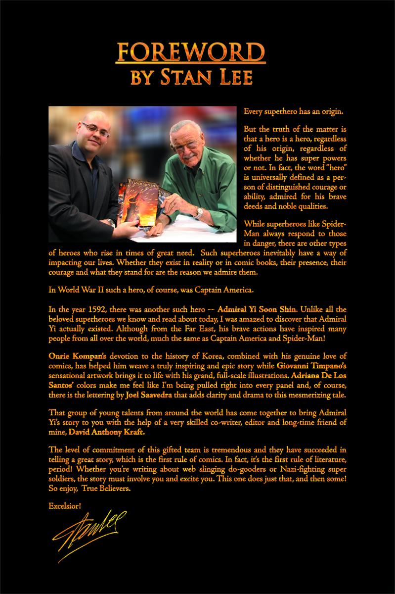 YI SOON SHIN: WARRIOR AND DEFENDER Signed Hardcover Graphic Novel picture