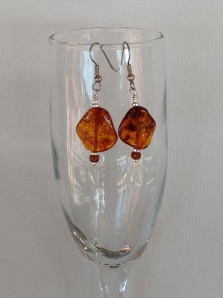 Amber Beads with Sterling Silver Accents picture