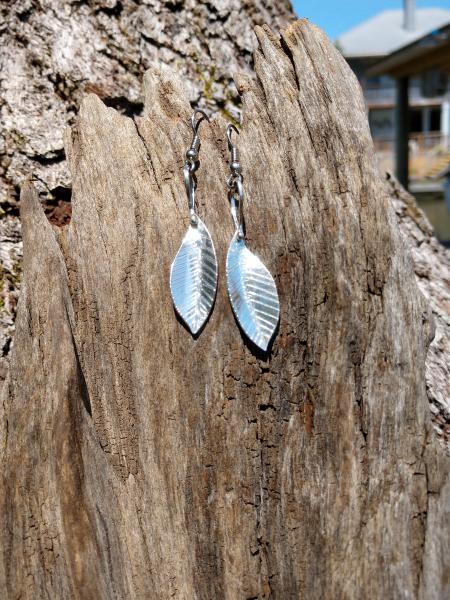 Sterling Silver Leaf Earrings picture