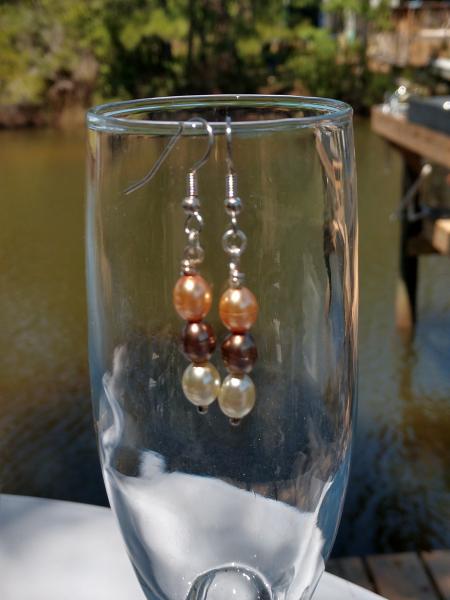 Multi Color Pearls on Sterling Silver picture