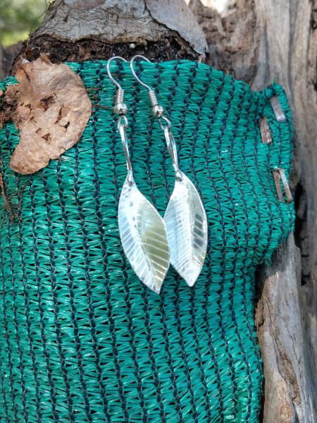 Sterling Silver Leaf Earrings picture