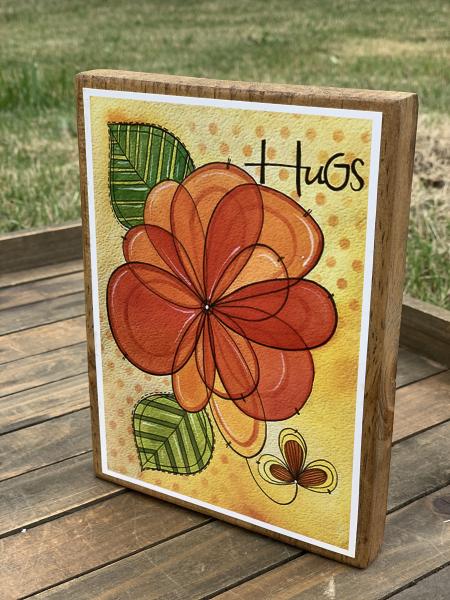 Hugs Flower Wall Art