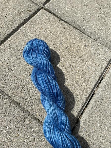 From the Farm - 100% alpaca from Lourdes - Classic Blue, 200 yds, DK weight picture