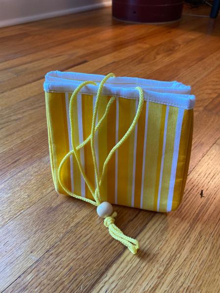 Project Bag - Yellow Stripes picture