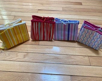 Project Bag - Purple Stripes picture