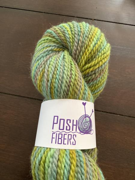 From the CoOp - 70/30 Alpaca/ Merino - Green Multi, 185 yds, worsted weight