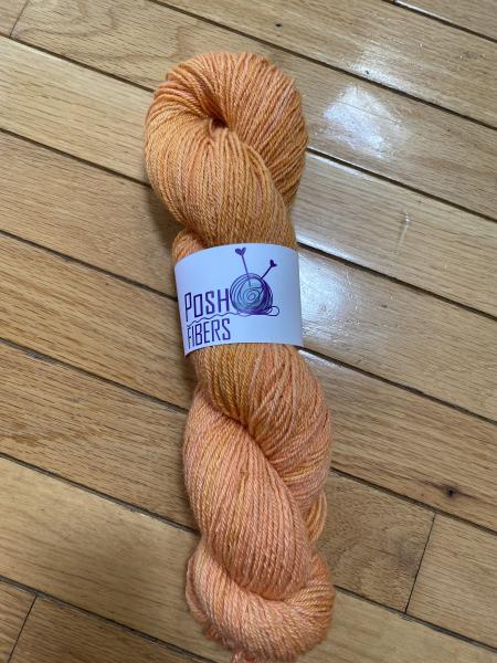 Totally Toes - Alpaca/Merino/Nylon - Soft Orange, Sock Yarn, Fingering Weight picture