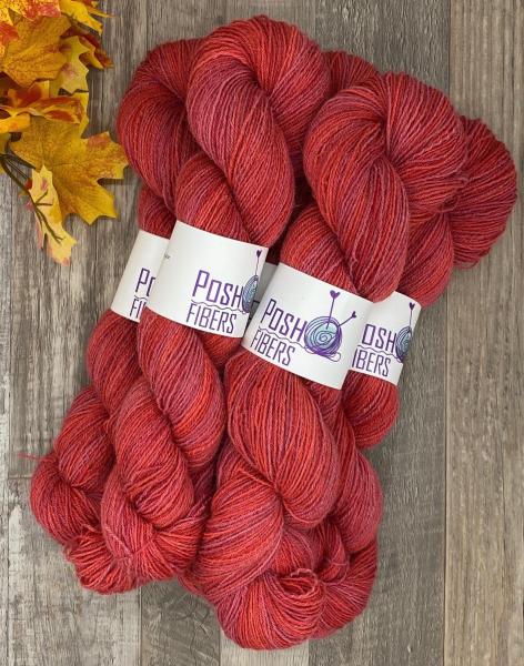 Totally Toes - Alpaca/Merino/Nylon - Autumn Red, Sock Yarn, Fingering Weight picture