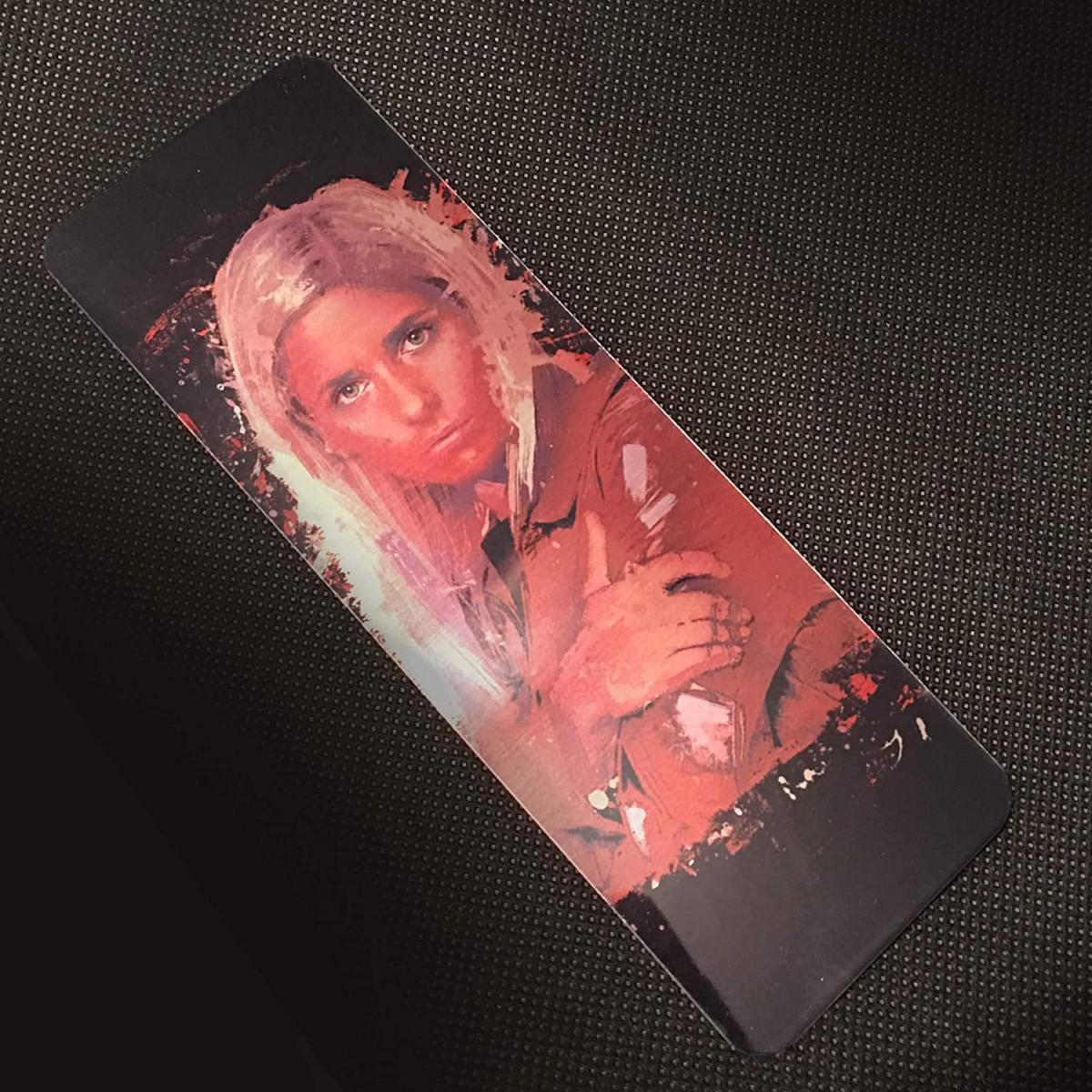 Buffy Summer Splatter Paint Metal Bookmark picture