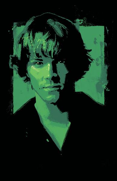 Sam Winchester Splatter Paint picture