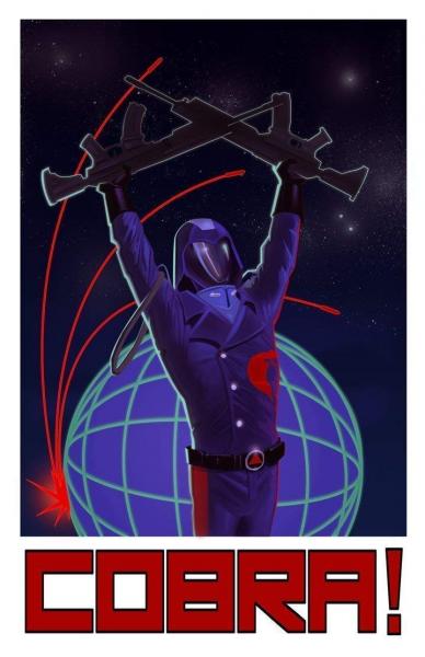 Cobra Commander Propaganda Poster picture