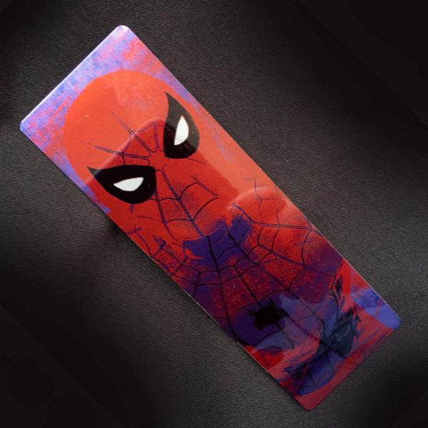 Spiderman Splatter Paint Metal Bookmark picture