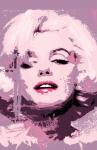 Marilyn Monroe Splatter Paint