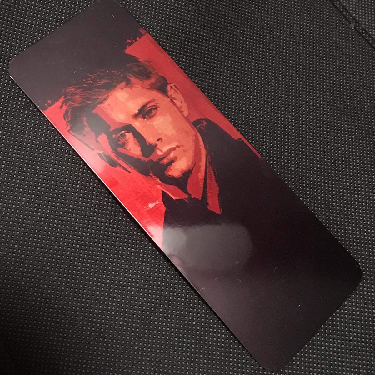 Dean Winchester Splatter Paint Metal Bookmark picture