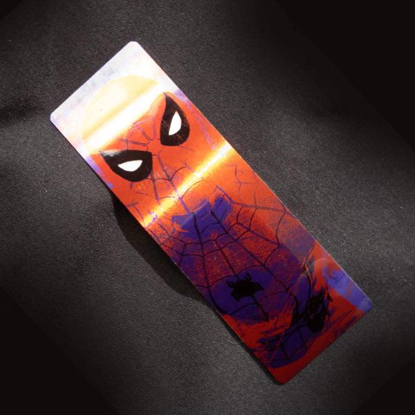Spiderman Splatter Paint Metal Bookmark picture