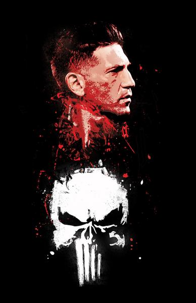 Punisher Splatter Paint