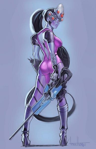 Widowmaker Pin Up