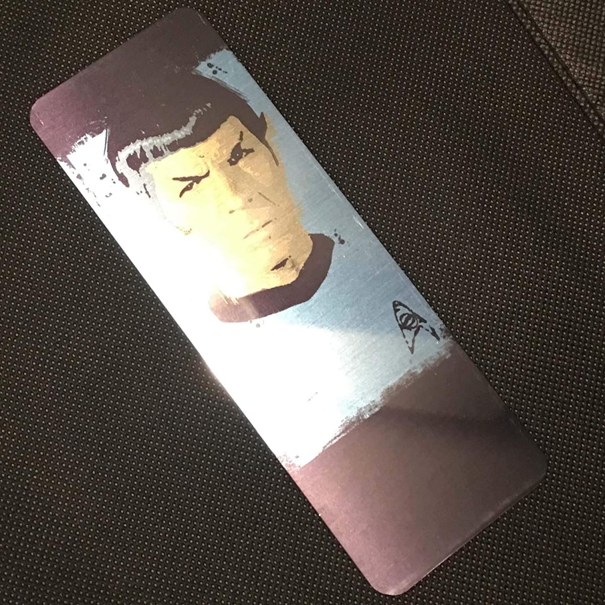 Spock Splatter Paint Metal Bookmark picture