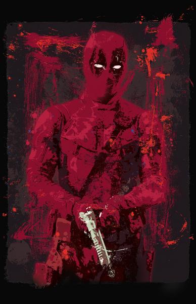 Deadpool Splatter Paint picture