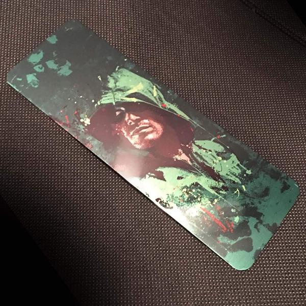 Arrow Splatter Paint Metal Bookmark picture