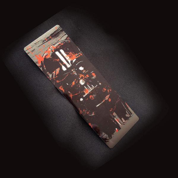 Darth Vader Splatter Paint Metal Bookmark picture