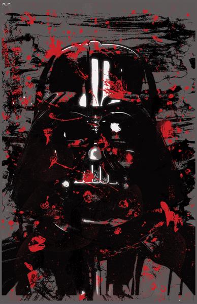 Darth Vader Splatter Paint