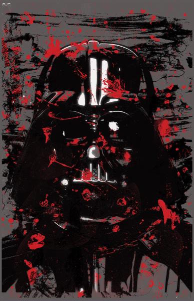 Darth Vader Splatter Paint picture