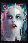 Margot Robbie/ Harley Quinn Splatter Paint