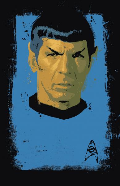 Spock Splatter Paint picture