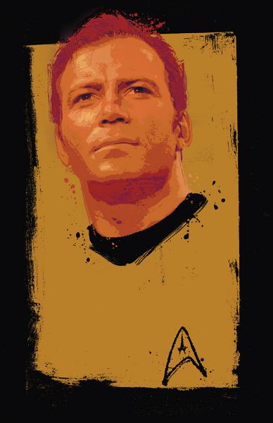 Captain Kirk Splatter Paint