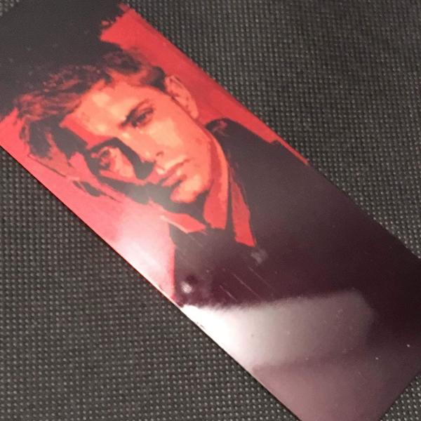 Dean Winchester Splatter Paint Metal Bookmark picture