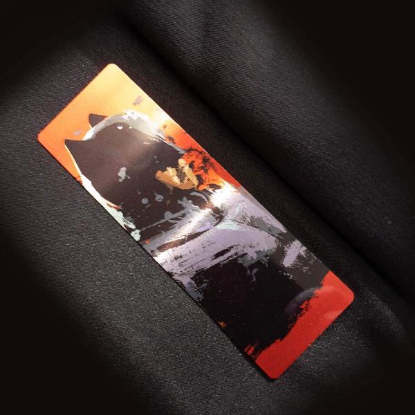 Batfleck Splatter Paint Metal Bookmark picture
