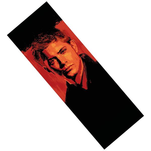 Dean Winchester Splatter Paint Metal Bookmark picture