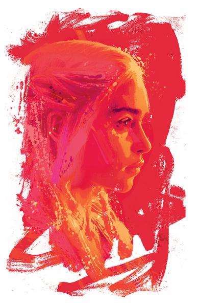 Daenarys Targaryen Splatter Paint picture