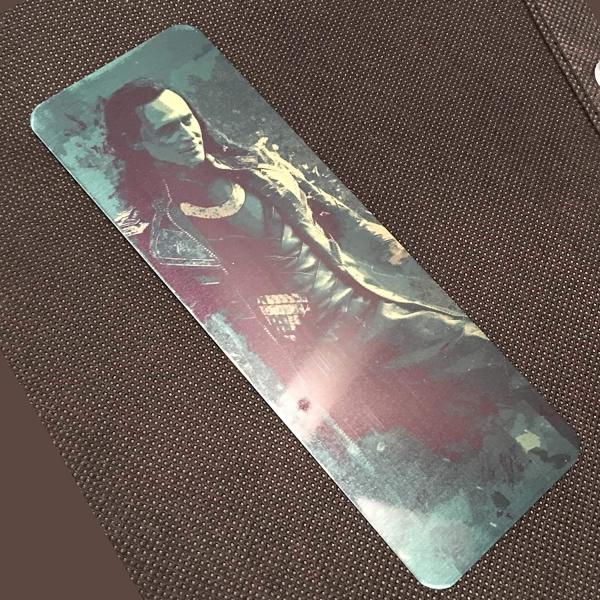 Loki Splatter Paint Metal Bookmark picture